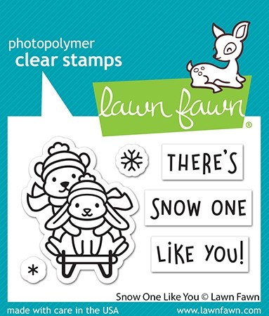 Lawn Fawn snow one like you LF2943