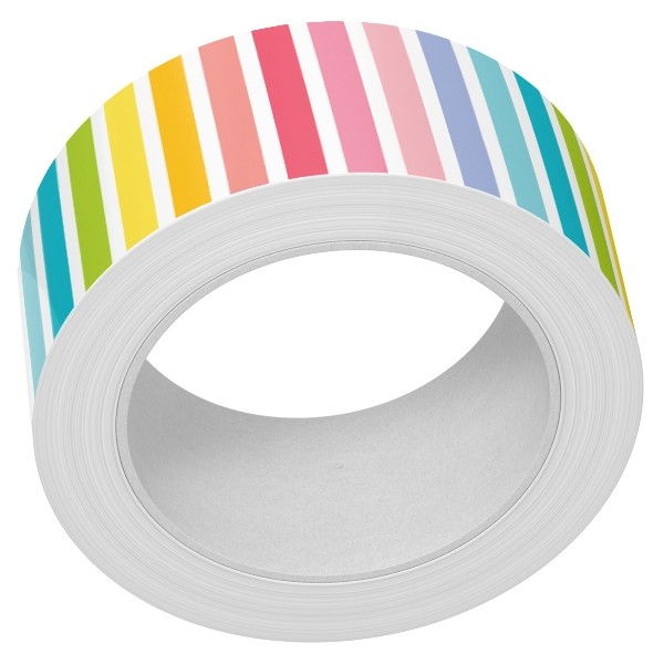 Lawn Fawn Vertical Rainbow Stripes Washi Tape LF3121