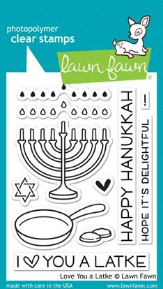 Lawn Fawn Love You a Latke Clear Stamps