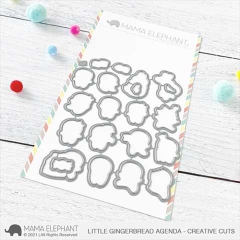 Mama Elephant Little Gingerbread Agenda - Creative Cuts