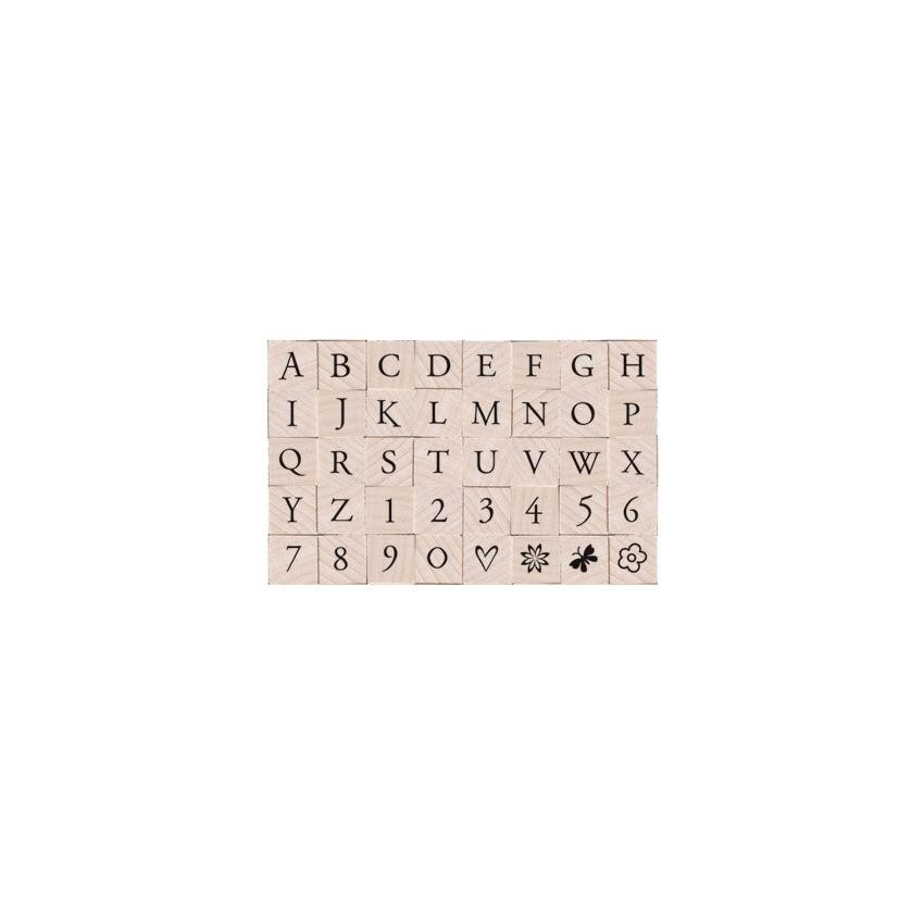 Hero Arts Printer's Type Uppercase Alphabet LL761