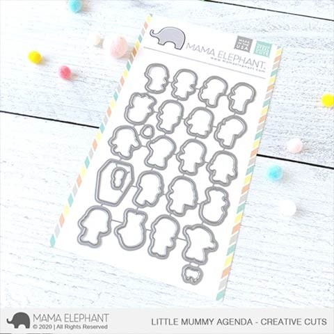 SALE - Mama Elephant Little Mummy Agenda Cuts