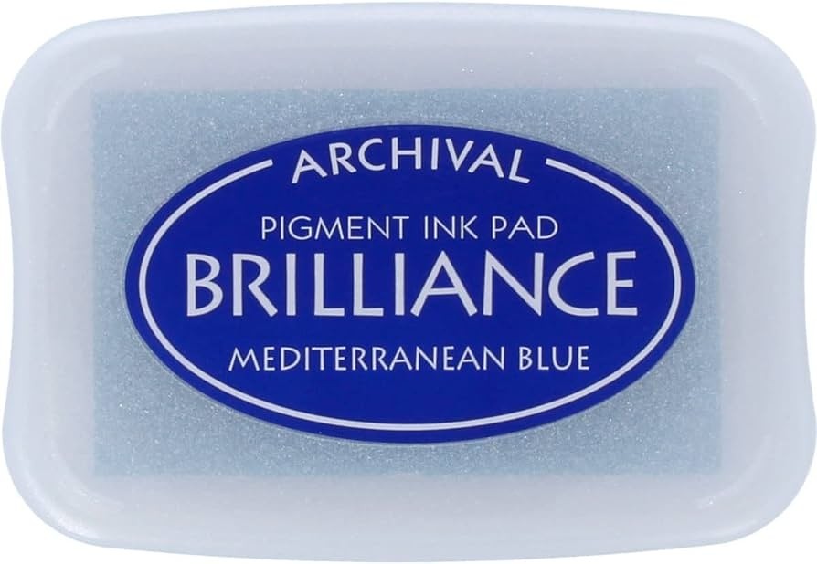 Mediterranean Blue Brilliance Pigment Ink Pad