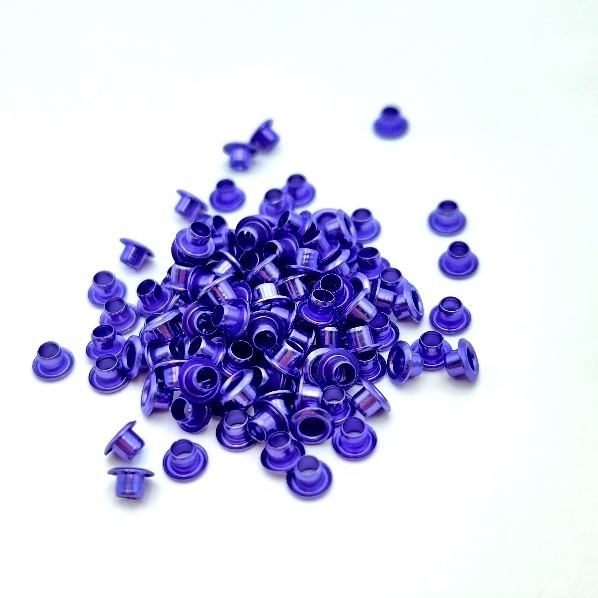 Metallic Purple 1/8 inch Eyelets 