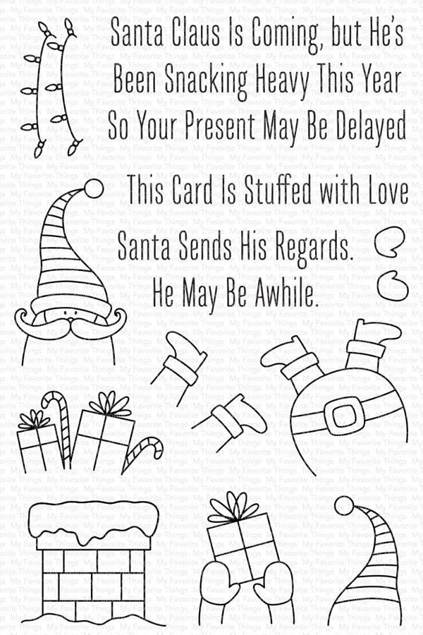 My Favorite Things Stuffed Santa Stamp Set