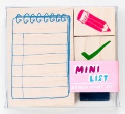 sale - Mini List Small Stamp Kit