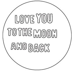 savvy love you to the moon die (10191)