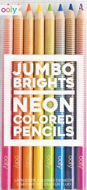Jumbo Brights Neon Colored Pencils