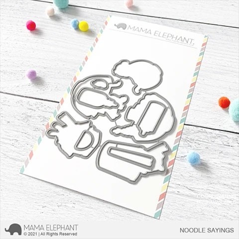 Mama Elephant Oodles of Noodles - Creative Cuts