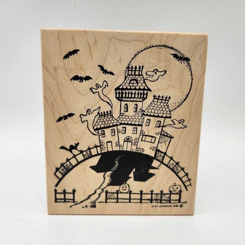 Northwoods Rubber Stamp Haunted House