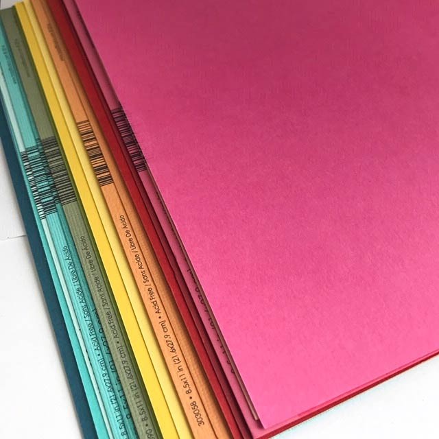 Assorted Bazzill Cardstock 8.5 X 11