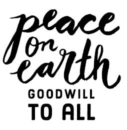 5714h - Peace on Earth Rubber Stamp