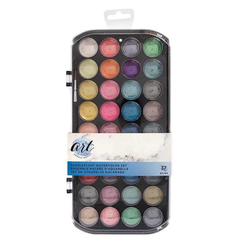 Art Supply Pearlescent Watercolor Set