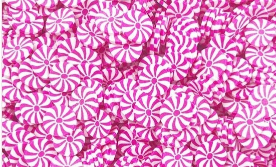 Peppermint Candy Clay Embellishments