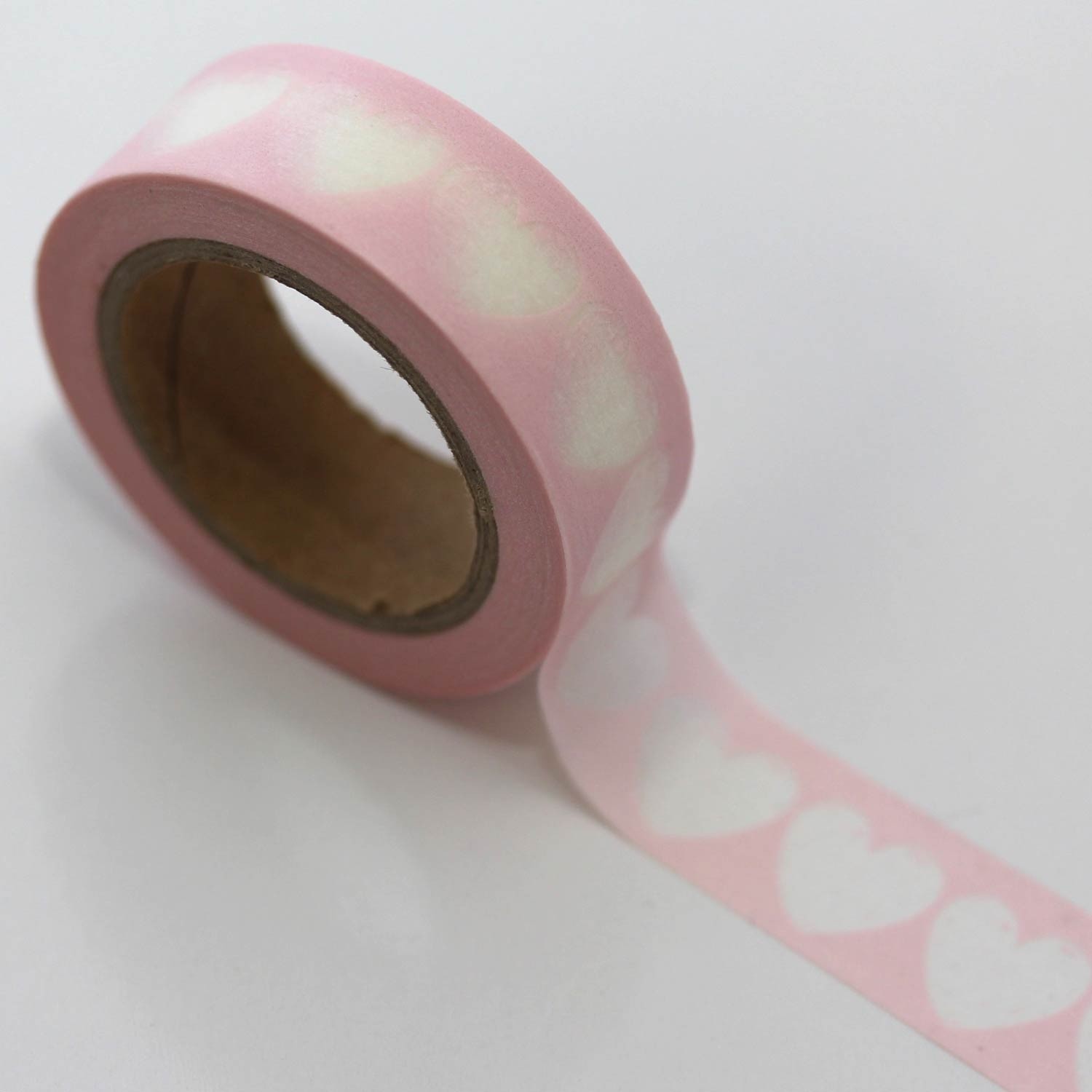 Pink and White Heart Washi Tape