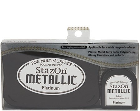 platinum StazOn Metallic Solvent Ink Kit