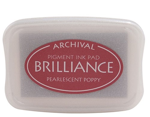 Pearlescent Poppy Brilliance Pigment Ink Pad