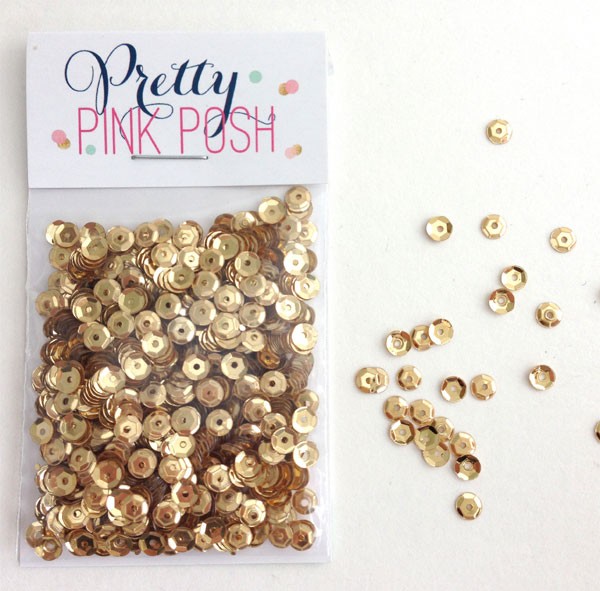 Pretty Pink Posh Sequins - 4 mm