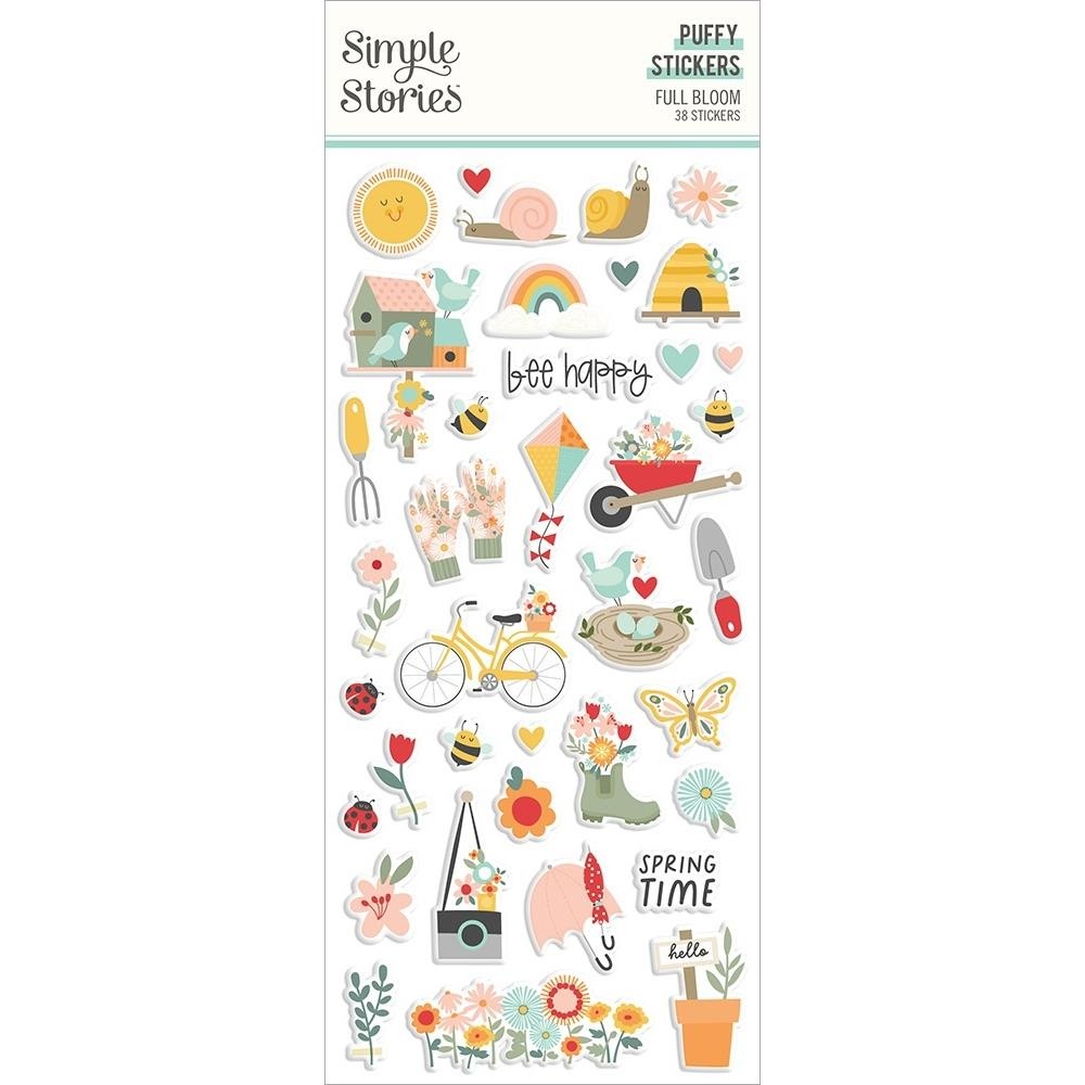 Simple Stories Full Bloom Puffy Stickers