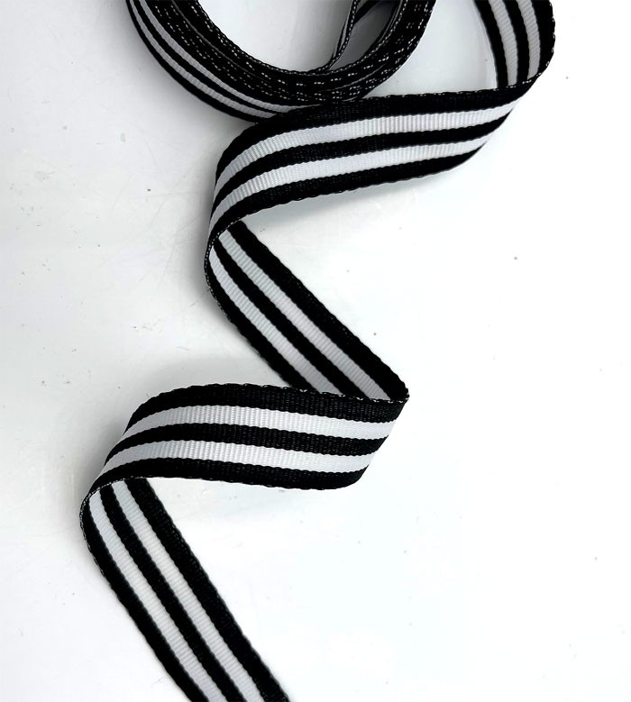 5/8" Striped Ribbon