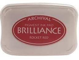 Rocket Red Brilliance Pigment Ink Pad