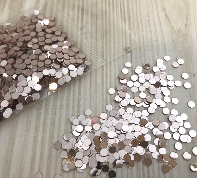 HAI Rose gold confetti