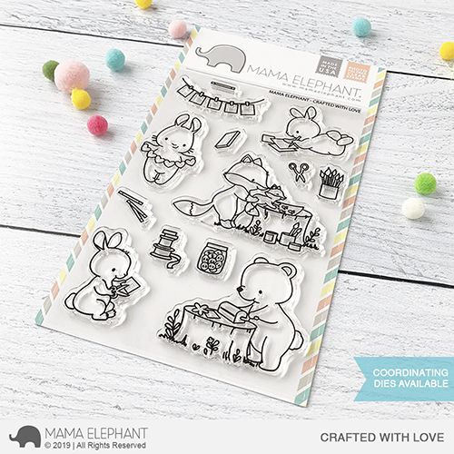 Mama Elephant Crafted with Love stamp set