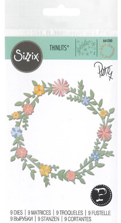 Sizzix Dies Pete Hughes Thinlits Spring Foliage 664380
