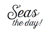 5583c - seas the day rubber stamp