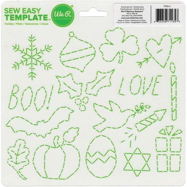 Sew Easy Template (8 x 8.25)