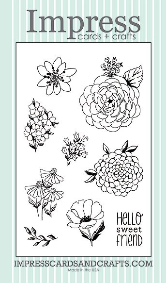 Impress Sketched Garden Clear Set