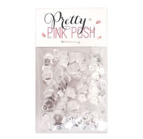 Pretty Pink Posh Sparkling Clear Sequin Mix