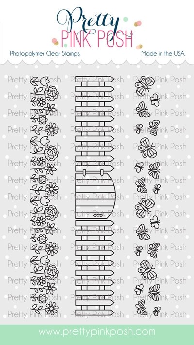 Pretty Pink Posh Spring Borders Stamp Set