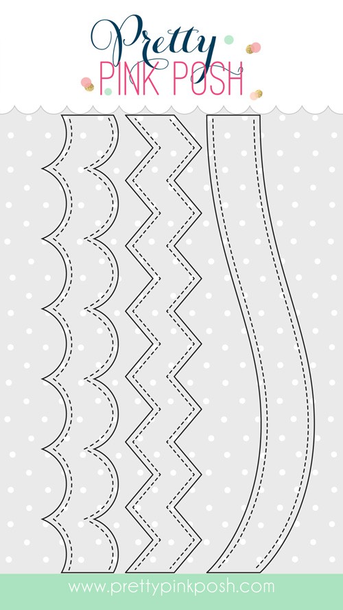 Pretty Pink Posh Stacked Edges 1 Dies