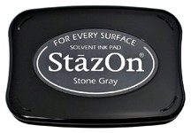 Stone Gray StazOn Solvent Ink Pad