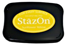 Sunflower Yellow StazOn Solvent Ink Pad