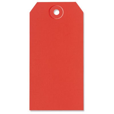 Red Shipping Tags