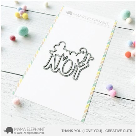 Mama Elephant Thank You (Love You) Creative Cuts