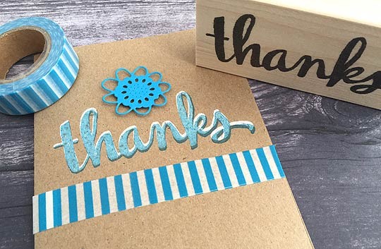 Savvy Thanks Stamp (1546h)