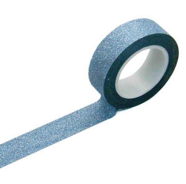 Blue Glitter Washi Tape