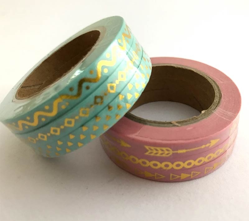 Narrow Graphic Washi Tape Sets