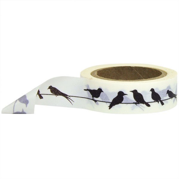 Birds on a wire washi tape