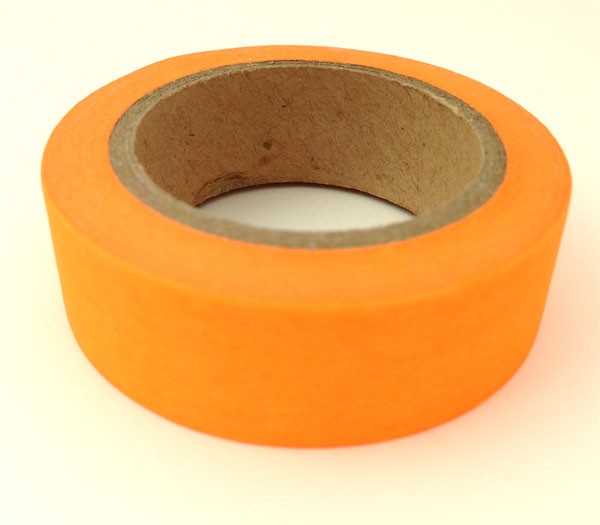Neon orange washi tape