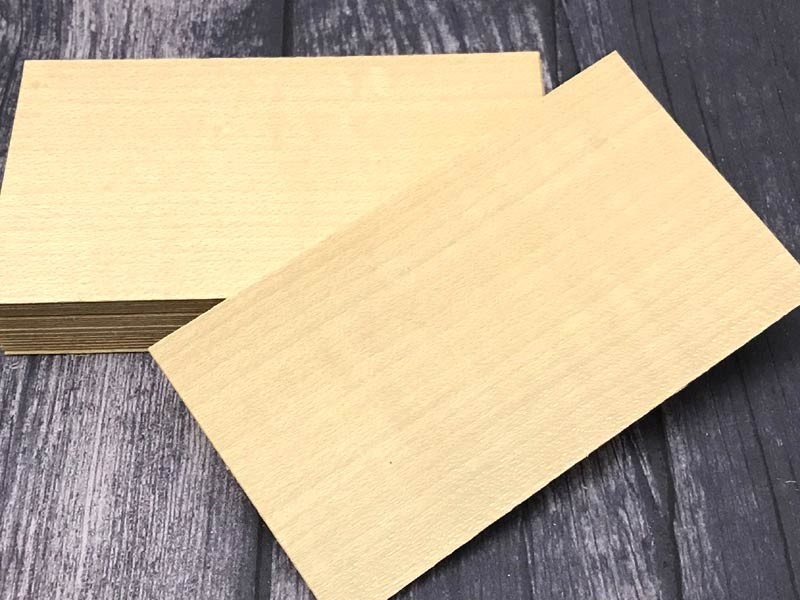 Wood Business Cards