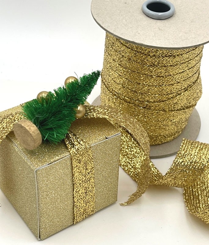 Gold Glitter Box