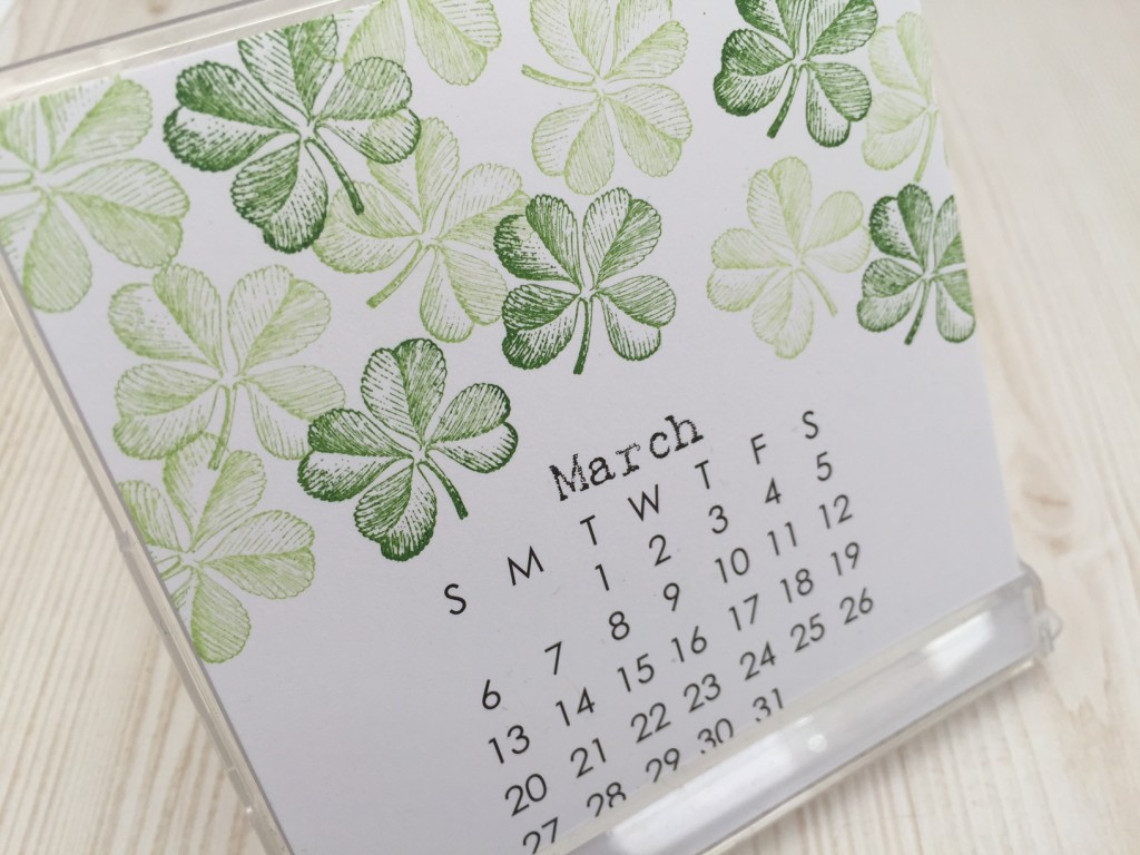 shamrock calendar